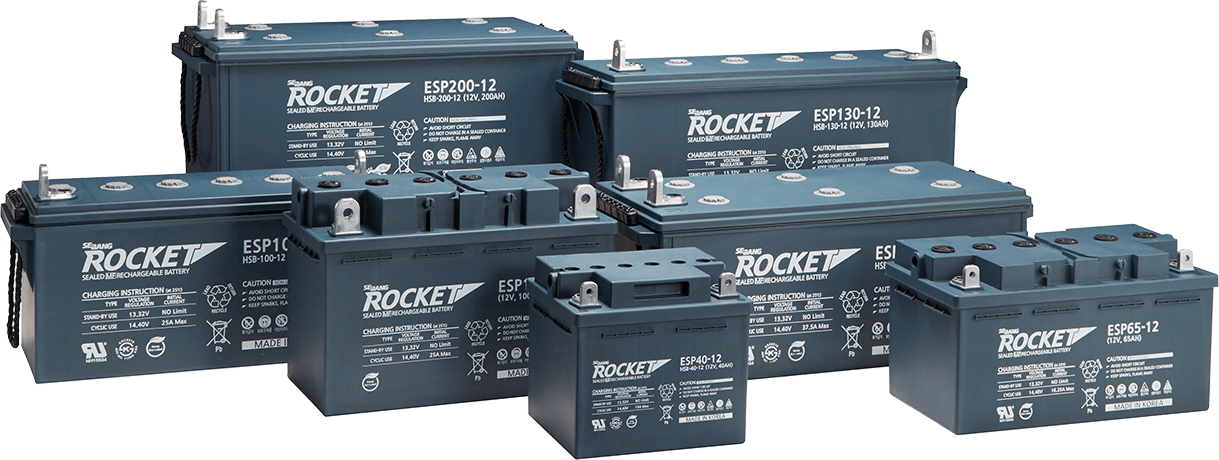 Ắc quy năng lượng mặt trời do Rocket-battery phân phối chính hãng tại Hải Phòng