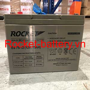 Ắc quy viễn thông Rocket ES65-12 (12V-65Ah)